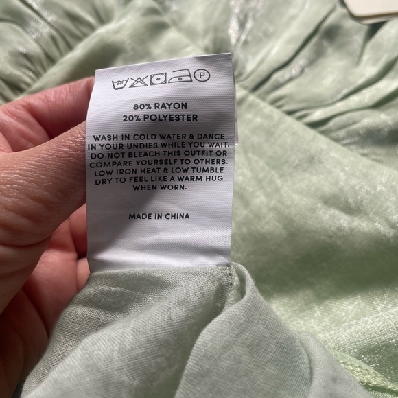 Peppermayo - Audrey Vintage Slip Dress in Sage Green - Picture 16 of 16